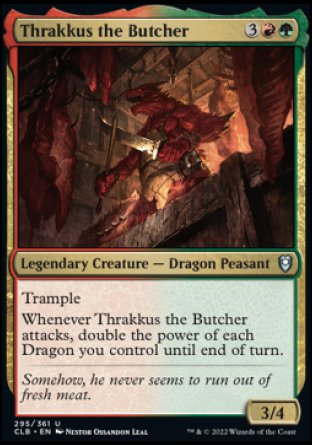 Thrakkus the Butcher [Commander Legends: Battle for Baldur's Gate] | The Clever Kobold