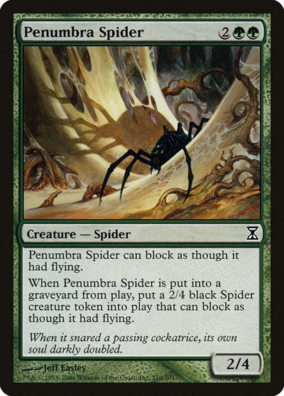 Penumbra Spider [Time Spiral] | The Clever Kobold