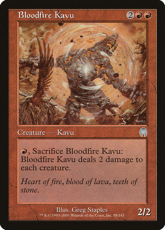 Bloodfire Kavu [Apocalypse] | The Clever Kobold