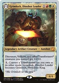 Grimlock, Dinobot Leader // Grimlock, Ferocious King [HasCon 2017] | The Clever Kobold