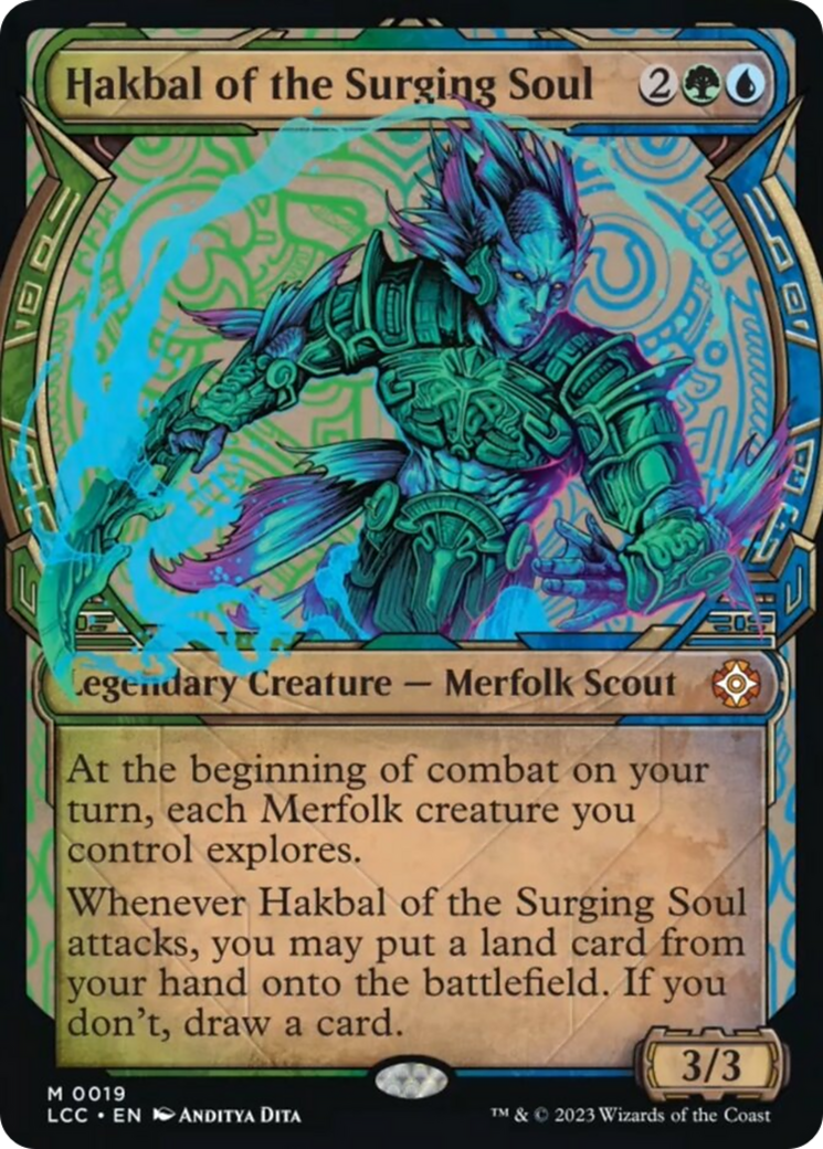 Hakbal of the Surging Soul (Showcase) [The Lost Caverns of Ixalan Commander] | The Clever Kobold