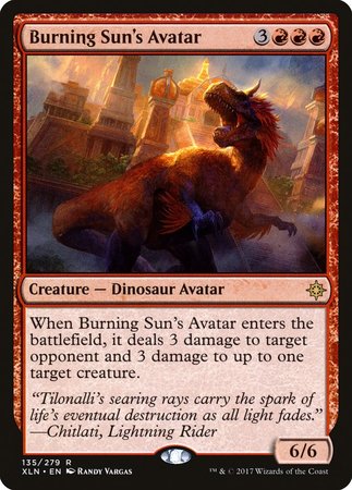 Burning Sun's Avatar [Ixalan] | The Clever Kobold