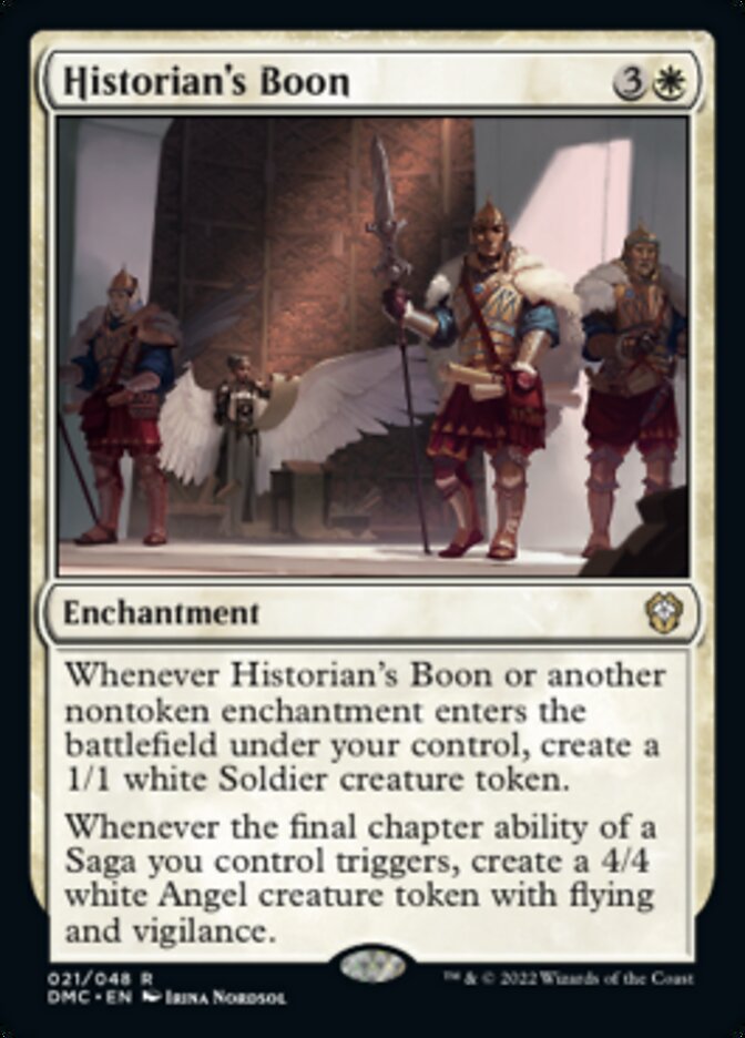 Historian's Boon [Dominaria United Commander] | The Clever Kobold