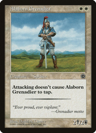 Alaborn Grenadier [Portal Second Age] | The Clever Kobold