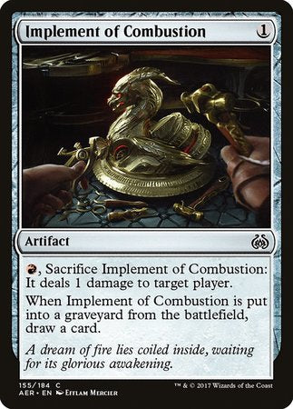 Implement of Combustion [Aether Revolt] | The Clever Kobold