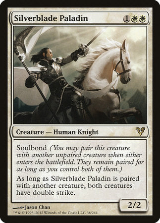 Silverblade Paladin [Avacyn Restored] | The Clever Kobold