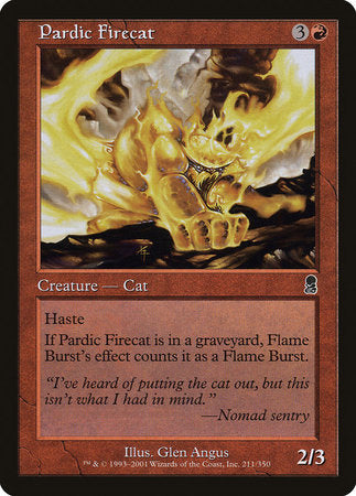 Pardic Firecat [Odyssey] | The Clever Kobold