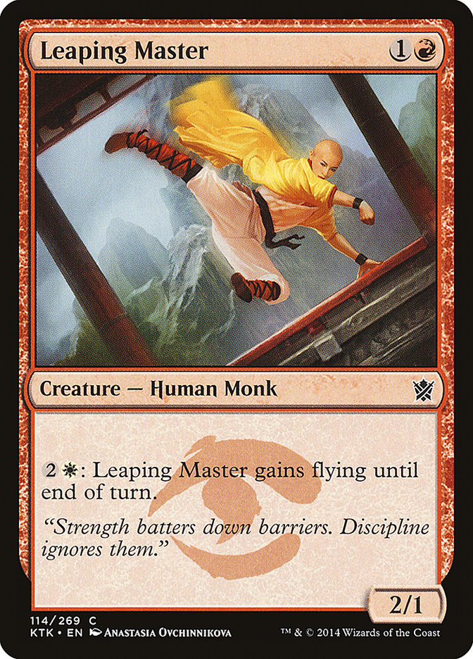 Leaping Master [Khans of Tarkir] | The Clever Kobold