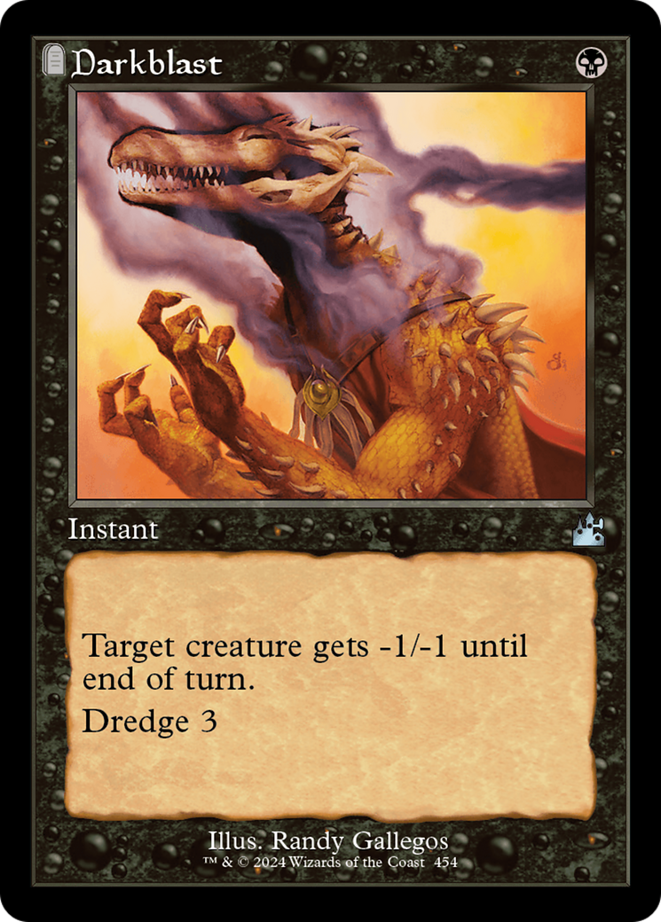 Darkblast (Retro Frame) [Ravnica Remastered] | The Clever Kobold