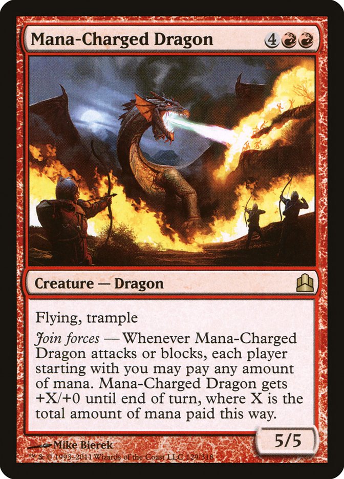 Mana-Charged Dragon [Commander 2011] | The Clever Kobold