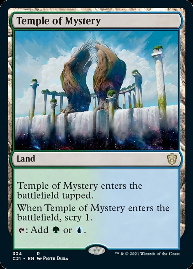 Temple of Mystery [Commander 2021] | The Clever Kobold