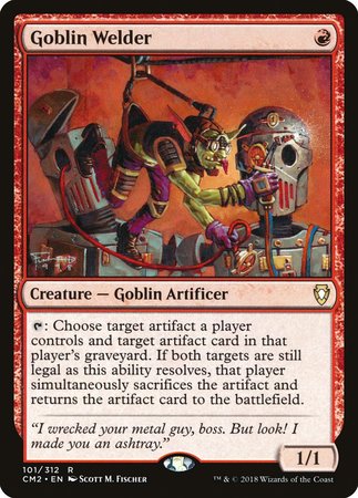 Goblin Welder [Commander Anthology Volume II] | The Clever Kobold