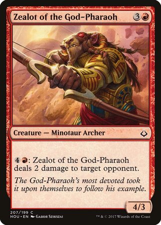 Zealot of the God-Pharaoh [Hour of Devastation] | The Clever Kobold