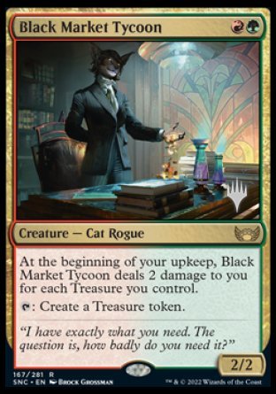 Black Market Tycoon (Promo Pack) [Streets of New Capenna Promos] | The Clever Kobold