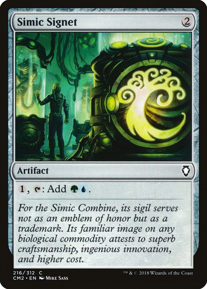 Simic Signet (216/312) [Commander Anthology Volume II] | The Clever Kobold