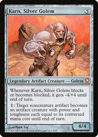 Karn, Silver Golem [From the Vault: Relics] | The Clever Kobold