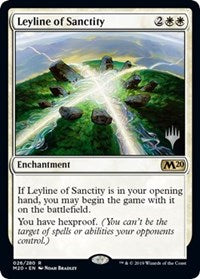 Leyline of Sanctity [Promo Pack: Core Set 2020] | The Clever Kobold