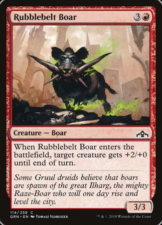 Rubblebelt Boar [Guilds of Ravnica] | The Clever Kobold