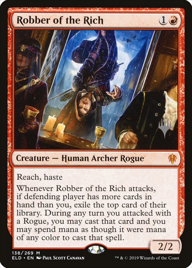 Robber of the Rich (Promo Pack) [Throne of Eldraine Promos] | The Clever Kobold