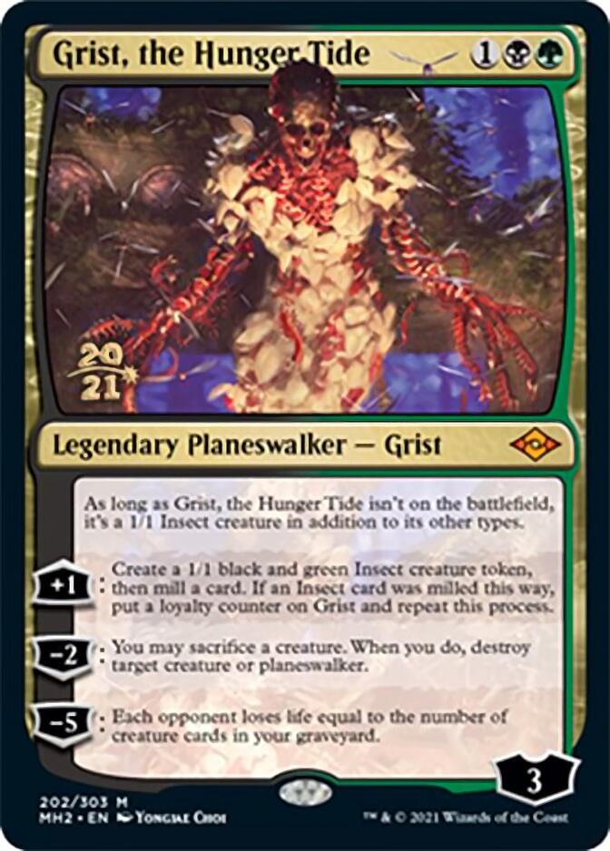 Grist, the Hunger Tide [Modern Horizons 2 Prerelease Promos] | The Clever Kobold