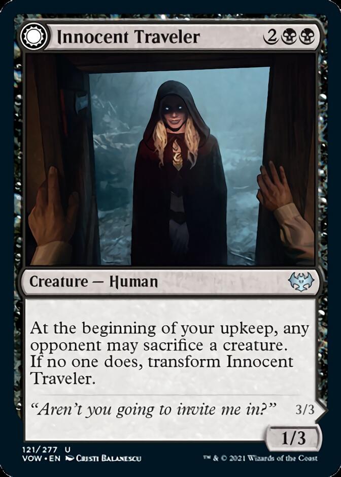 Innocent Traveler // Malicious Invader [Innistrad: Crimson Vow] | The Clever Kobold