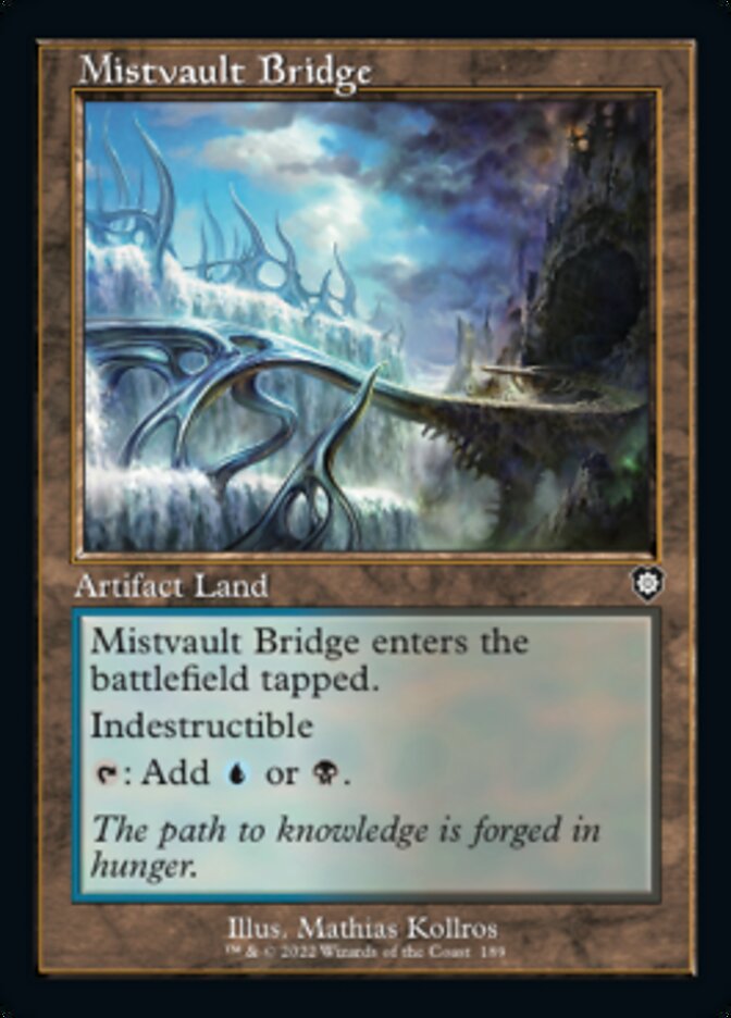 Mistvault Bridge (Retro) [The Brothers' War Commander] | The Clever Kobold