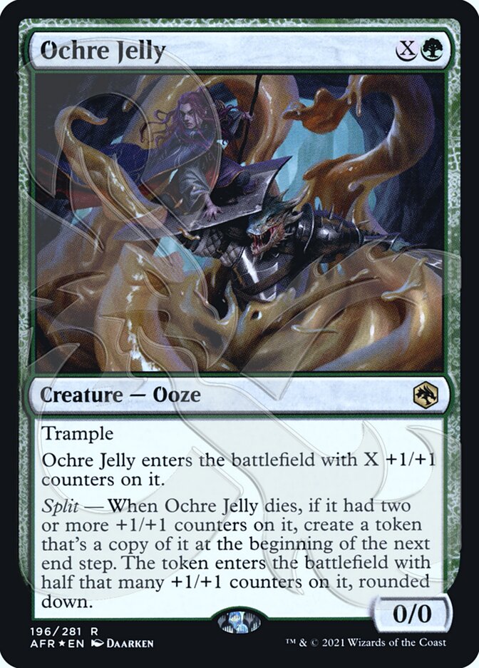 Ochre Jelly (Ampersand Promo) [Dungeons & Dragons: Adventures in the Forgotten Realms Promos] | The Clever Kobold