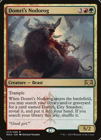 Domri's Nodorog [Ravnica Allegiance] | The Clever Kobold