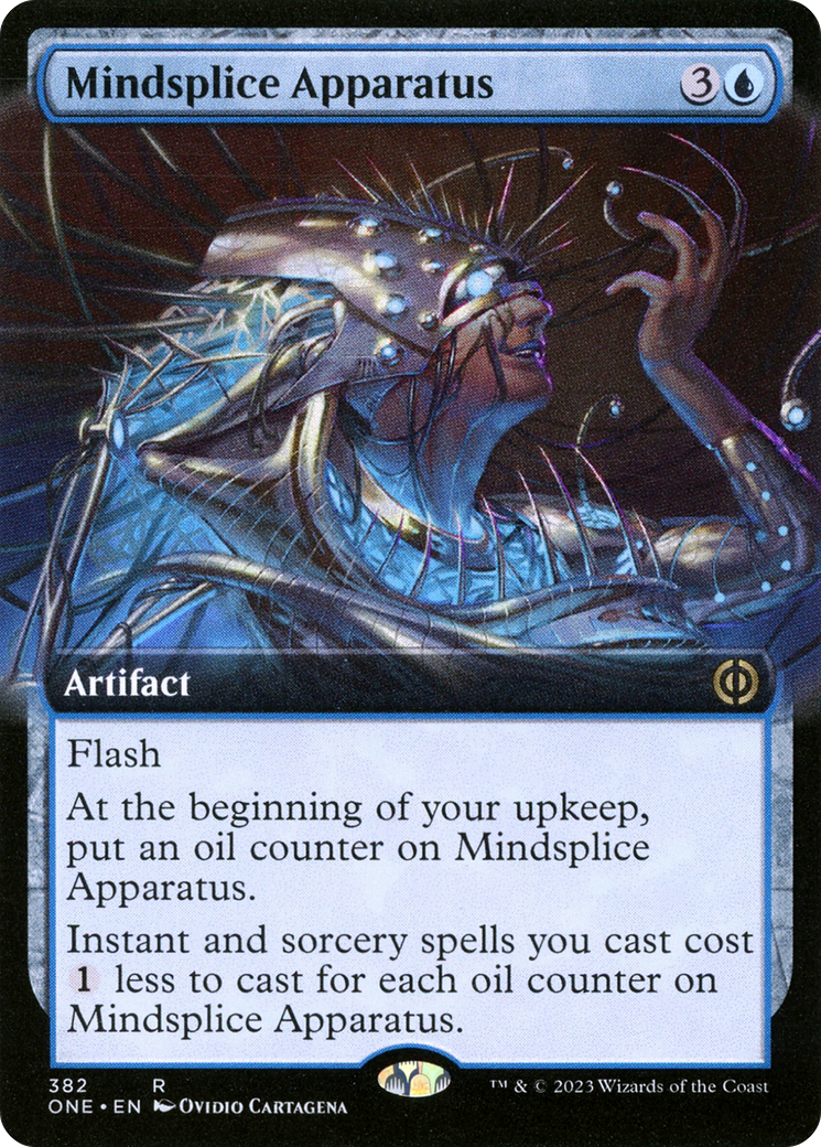 Mindsplice Apparatus (Extended Art) [Phyrexia: All Will Be One] | The Clever Kobold