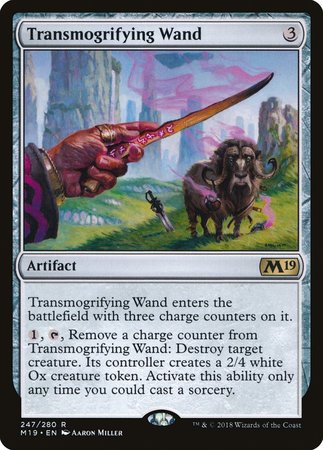 Transmogrifying Wand [Core Set 2019] | The Clever Kobold