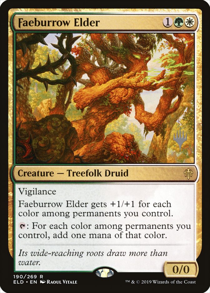 Faeburrow Elder (Promo Pack) [Throne of Eldraine Promos] | The Clever Kobold