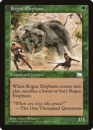 Rogue Elephant [Weatherlight] | The Clever Kobold