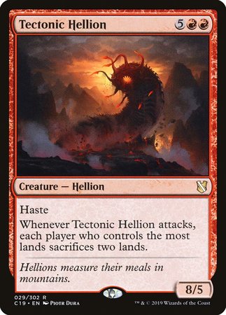 Tectonic Hellion [Commander 2019] | The Clever Kobold