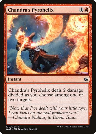 Chandra's Pyrohelix [War of the Spark] | The Clever Kobold