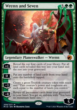 Wrenn and Seven (Promo Pack) [Innistrad: Midnight Hunt Promos] | The Clever Kobold