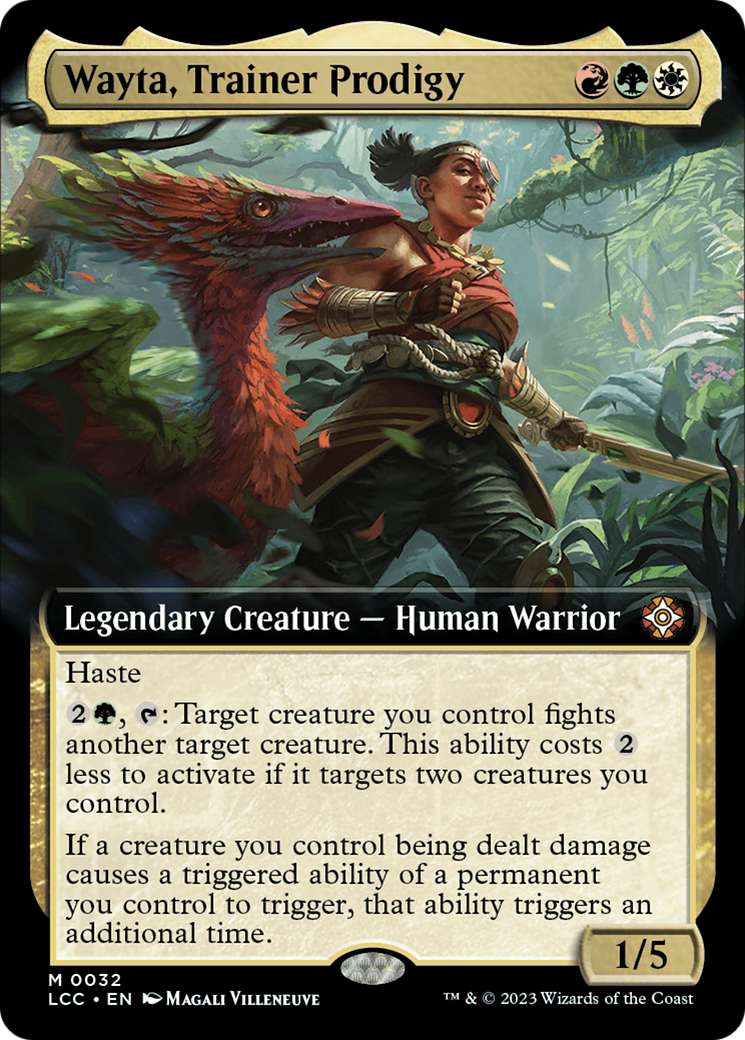 Wayta, Trainer Prodigy (Extended Art) [The Lost Caverns of Ixalan Commander] | The Clever Kobold