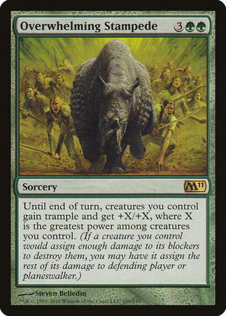 Overwhelming Stampede [Magic 2011] | The Clever Kobold