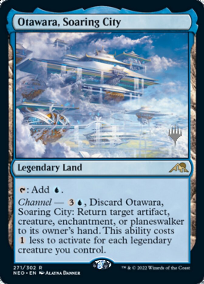 Otawara, Soaring City (Promo Pack) [Kamigawa: Neon Dynasty Promos] | The Clever Kobold