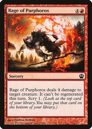 Rage of Purphoros [Theros] | The Clever Kobold