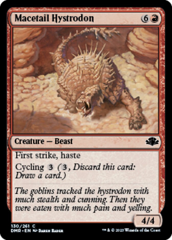 Macetail Hystrodon [Dominaria Remastered] | The Clever Kobold