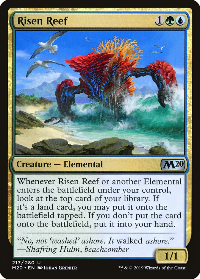 Risen Reef [Core Set 2020] | The Clever Kobold