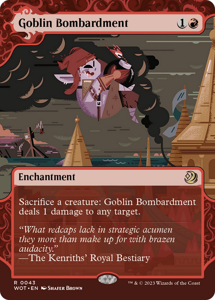 Goblin Bombardment [Wilds of Eldraine: Enchanting Tales] | The Clever Kobold