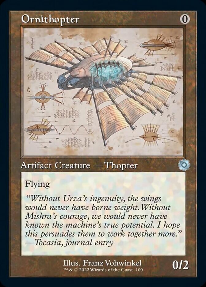 Ornithopter (Retro Schematic) [The Brothers' War Retro Artifacts] | The Clever Kobold