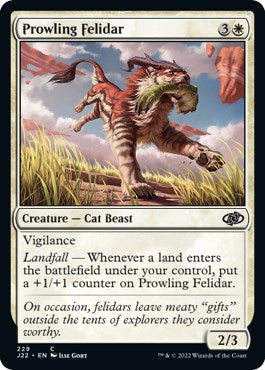 Prowling Felidar [Jumpstart 2022] | The Clever Kobold