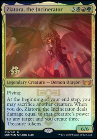 Ziatora, the Incinerator [Streets of New Capenna Prerelease Promos] | The Clever Kobold