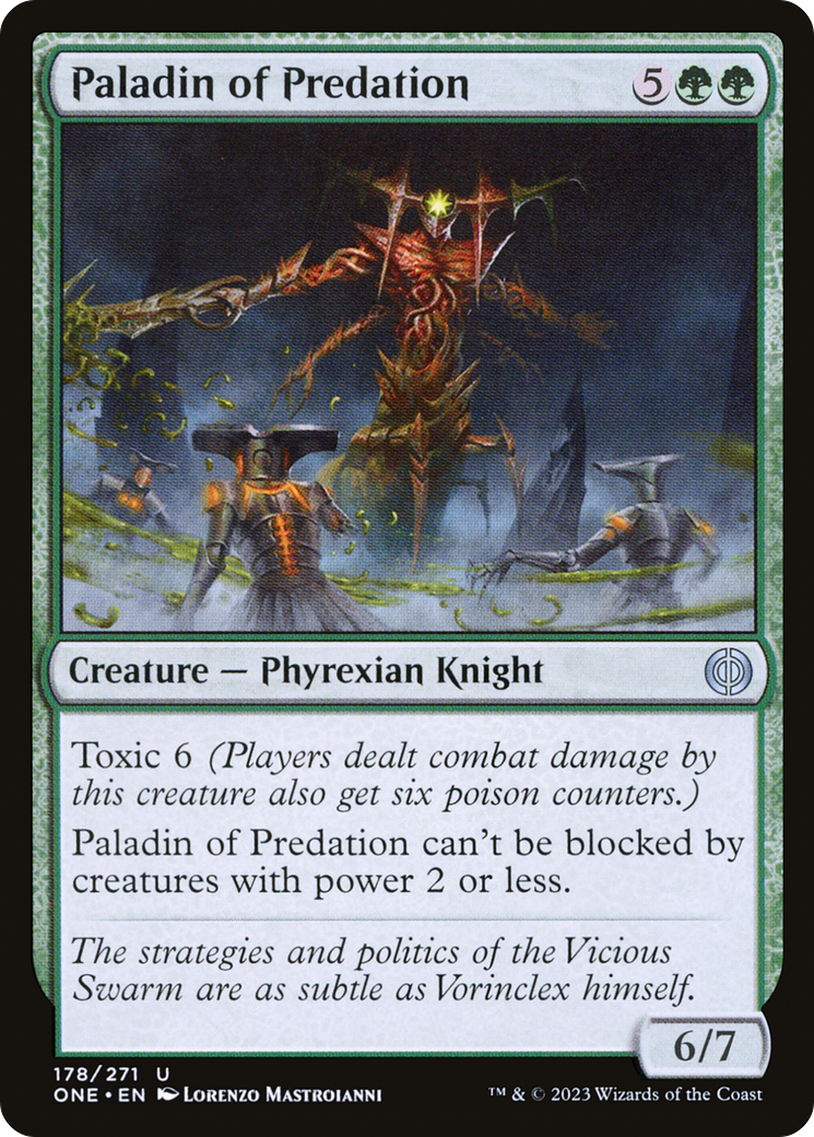 Paladin of Predation [Phyrexia: All Will Be One] | The Clever Kobold