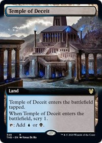 Temple of Deceit (Extended Art) [Theros Beyond Death] | The Clever Kobold