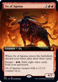 Ox of Agonas (Extended Art) [Theros Beyond Death] | The Clever Kobold