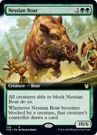 Nessian Boar (Extended Art) [Theros Beyond Death] | The Clever Kobold