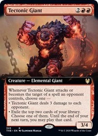 Tectonic Giant (Extended Art) [Theros Beyond Death] | The Clever Kobold